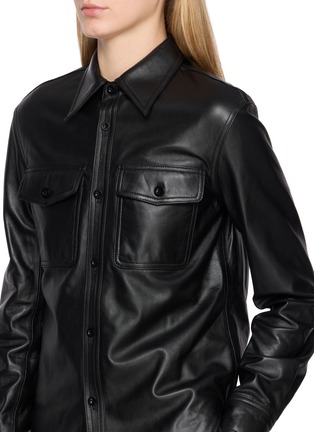  - TONYWACK - Double Pocket Leather Shirt