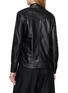 Back View - Click To Enlarge - TONYWACK - Double Pocket Leather Shirt