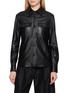 TONYWACK Double Pocket Leather Shirt