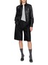 Figure View - Click To Enlarge - TONYWACK - Double Pocket Leather Shirt