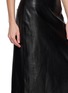  - TONYWACK - Faux Leather Midi Skirt
