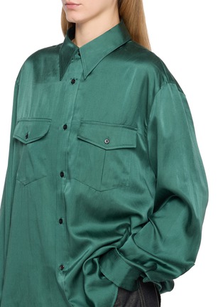  - TONYWACK - Double Pocket Satin Shirt