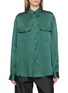 TONYWACK Double Pocket Satin Shirt