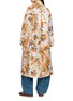 Back View - Click To Enlarge - BOKJA - Floral Rounded Collar Long Coat