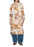 BOKJA Floral Rounded Collar Long Coat