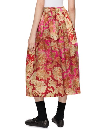 Back View - Click To Enlarge - BOKJA - Elasticated Flared Midi Skirt