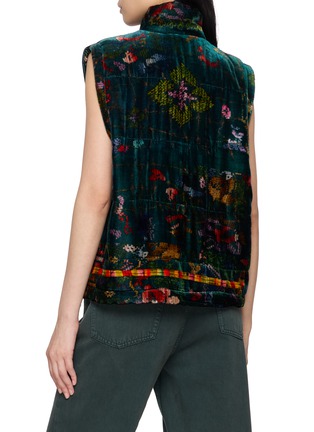 Back View - Click To Enlarge - BOKJA - Velvet Puffer Gilet