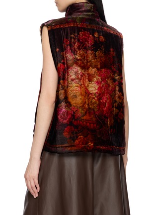 Back View - Click To Enlarge - BOKJA - Velvet Puffer Gilet