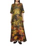 BOKJA Printed A-Line Maxi Dress