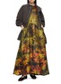 Figure View - Click To Enlarge - BOKJA - Printed A-Line Maxi Dress