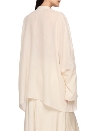Back View - Click To Enlarge - RUOHAN - Kael Draped Shirt