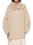 Main View - Click To Enlarge - RUOHAN - Maui Scarf Cocoon Jacket