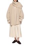 Figure View - Click To Enlarge - RUOHAN - Maui Scarf Cocoon Jacket