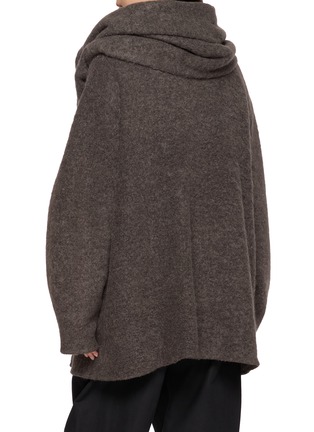 Back View - Click To Enlarge - RUOHAN - Maui Scarf Cocoon Jacket