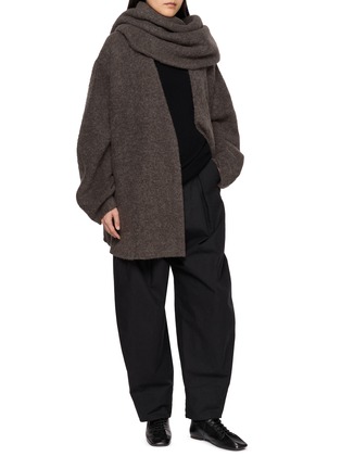 Figure View - Click To Enlarge - RUOHAN - Maui Scarf Cocoon Jacket