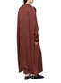 Back View - Click To Enlarge - RUOHAN - Bonaire Long Sleeve V-Neck Maxi Dress
