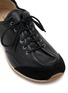 Detail View - Click To Enlarge - LEMAIRE - Gummy Grips Mixed Leather Low Top Women's Sneakers
