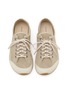 Detail View - Click To Enlarge - LEMAIRE - Gummy Grips Mixed Leather Low Top Women's Sneakers