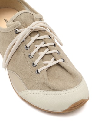 Detail View - Click To Enlarge - LEMAIRE - Gummy Grips Mixed Leather Low Top Women's Sneakers
