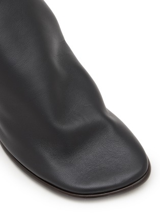 Detail View - Click To Enlarge - LEMAIRE - 55 Glove Heeled Leather Mules