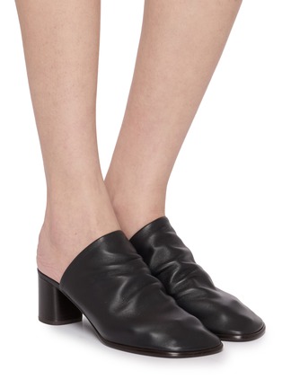 Figure View - Click To Enlarge - LEMAIRE - 55 Glove Heeled Leather Mules