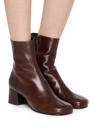 Figure View - Click To Enlarge - LEMAIRE - Anatomic 55 Leather Boots