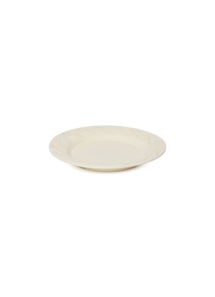 Detail View - Click To Enlarge - HOUSE OF CAPRICORN - Vime Ceramic Dessert Plate — White