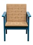 HOUSE OF CAPRICORN Medeiros Beech Wood Natural Cord Armchair