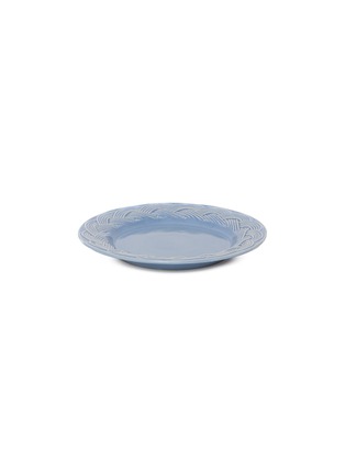 Detail View - Click To Enlarge - HOUSE OF CAPRICORN - Vime Ceramic Dessert Plate — Blue