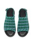 Detail View - Click To Enlarge - JW ANDERSON - Woven Leather Sandals