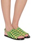 Figure View - Click To Enlarge - JW ANDERSON - Woven Leather Sandals