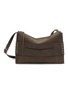 JW ANDERSON Loafer Waxed Leather Messenger Bag