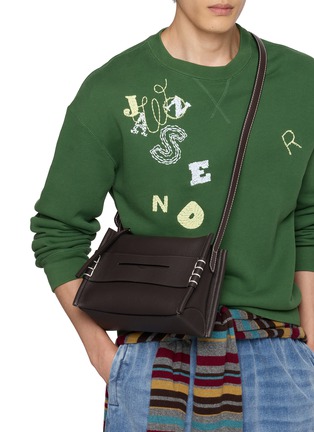 Figure View - Click To Enlarge - JW ANDERSON - Small Loafer Grained Leather Bag