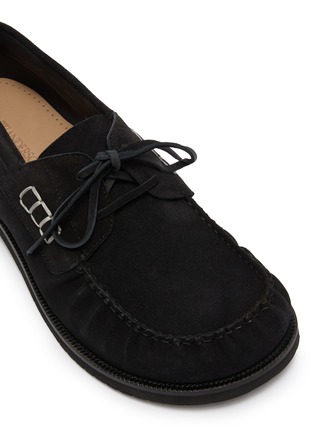 Detail View - Click To Enlarge - JW ANDERSON - Suede Loafer Boat Shoes