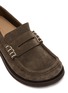 Detail View - Click To Enlarge - JW ANDERSON - Suede Loafer Moccasins