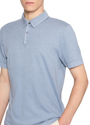  - JAMES PERSE - Sueded Jersey Polo Shirt