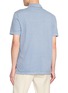 Back View - Click To Enlarge - JAMES PERSE - Sueded Jersey Polo Shirt
