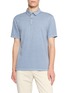 JAMES PERSE Sueded Jersey Polo Shirt