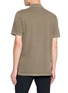 Back View - Click To Enlarge - JAMES PERSE - Sueded Jersey Polo Shirt