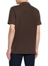 Back View - Click To Enlarge - JAMES PERSE - Sueded Jersey Polo Shirt