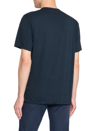 Back View - Click To Enlarge - JAMES PERSE - Lotus Brushed Cotton T-Shirt
