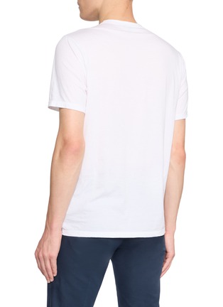 Back View - Click To Enlarge - JAMES PERSE - Lotus Brushed Cotton T-Shirt