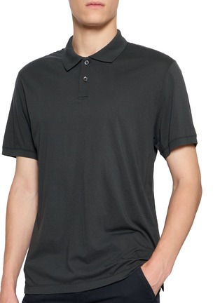  - JAMES PERSE - Lotus Jersey Polo Shirt
