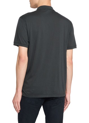 Back View - Click To Enlarge - JAMES PERSE - Lotus Jersey Polo Shirt