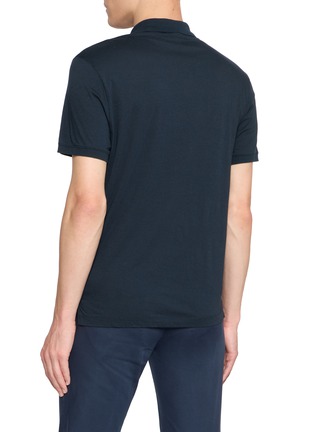 Back View - Click To Enlarge - JAMES PERSE - Lotus Jersey Polo Shirt