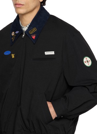  - SONG FOR THE MUTE - Corduroy Collar Pin Coach Jacket