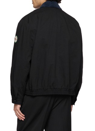 Back View - Click To Enlarge - SONG FOR THE MUTE - Corduroy Collar Pin Coach Jacket
