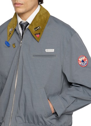  - SONG FOR THE MUTE - Corduroy Collar Pin Coach Jacket