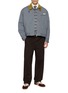 Figure View - Click To Enlarge - SONG FOR THE MUTE - Corduroy Collar Pin Coach Jacket