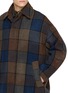  - SONG FOR THE MUTE - Checkered Bear Wool Coach Coat